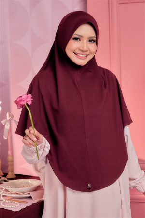 Sarung Comfy – Rose Maroon